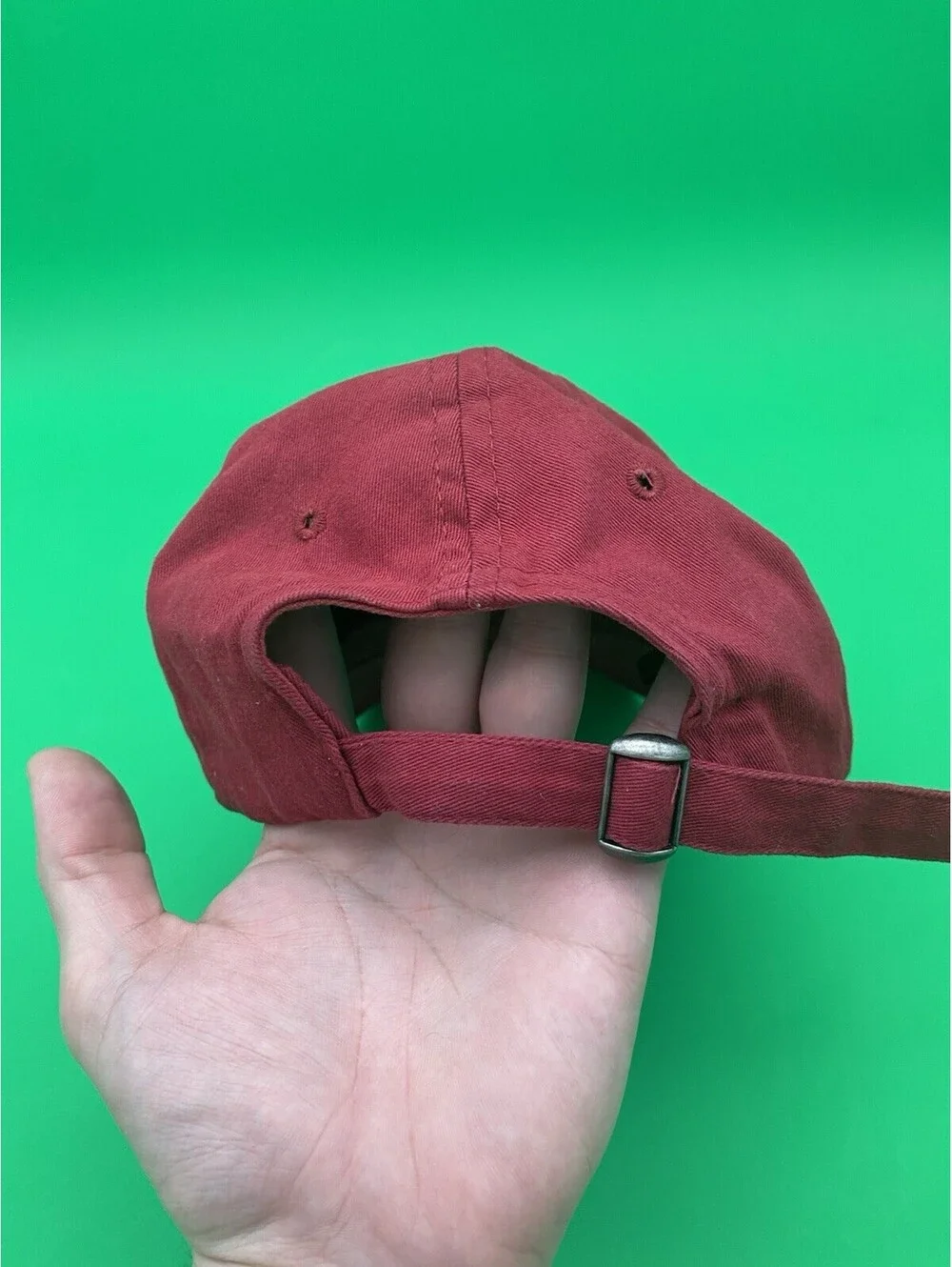 Nickelodeon Hey Arnold Red Adjustable Strapback Hat w/ Embroidered Heart - 2017